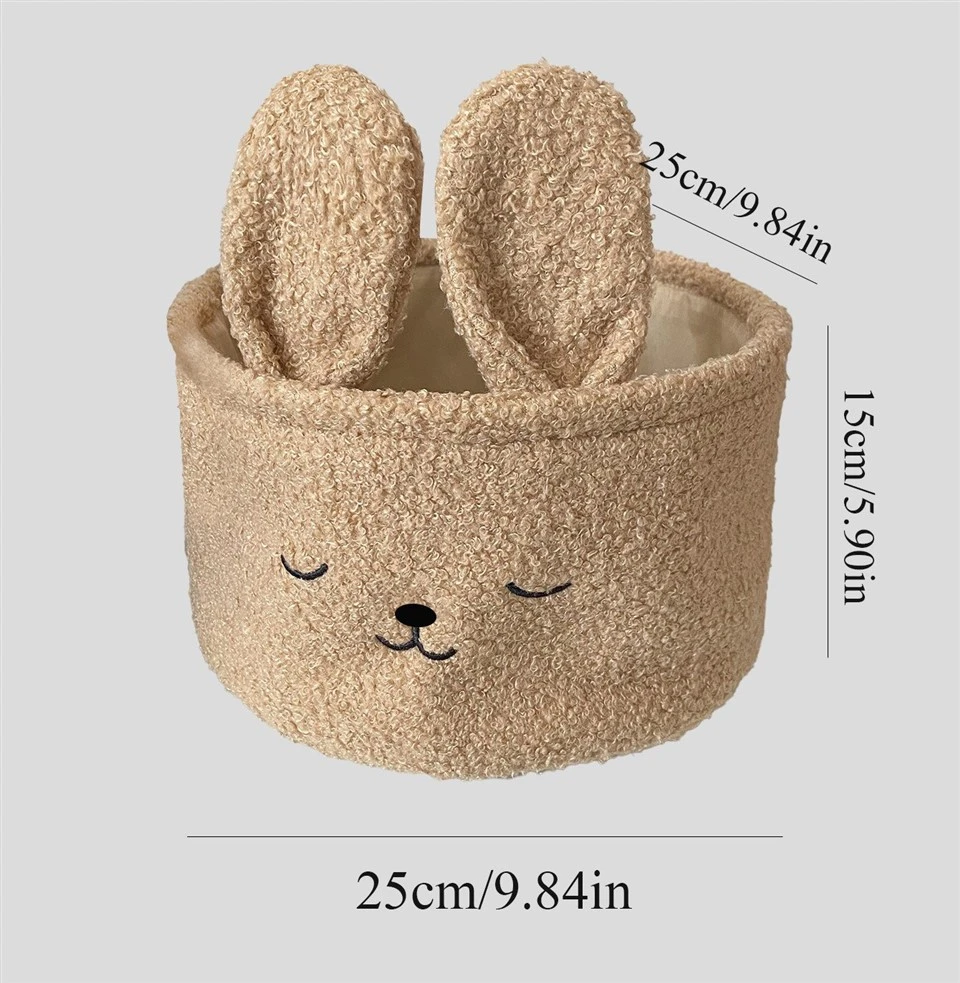 Teddy Velvet Rabbit Storage Basket factory